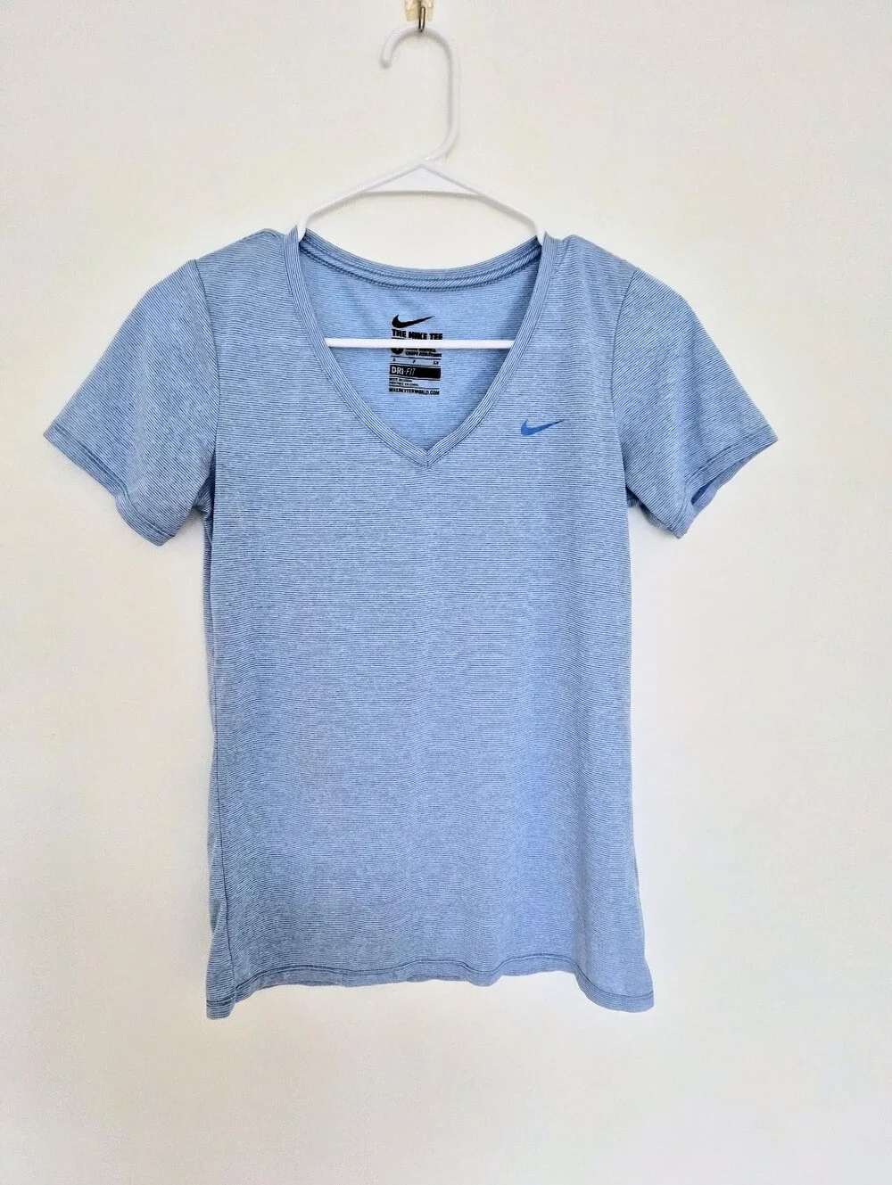 Nike Dri-Fit Light Blue Tee Shirt Tshirt Top